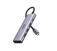 HUB UGREEN 6EN1 USB-C A HDMI+2XUSB-A+SD/TF+PD