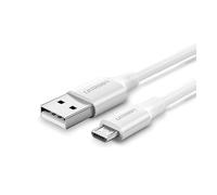UGREEN 60143 - Cable USB-A a micro USB, color blanco, 2 metros de longitud