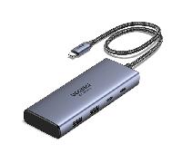 UGREEN 7-IN-1 USB-C TO 2 HDMI 4K@60HZ +2 USB-A3.2+2 USB-C3.2+PD 100W