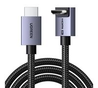 UGREEN 8K Cable HDMI 2.1 Acodado 90° 10K 8K 60Hz Alta Velocidad 48Gbps (2M)