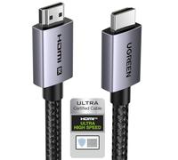 UGREEN 8K Cable HDMI 2.1 Certificado 8K 60Hz 4K 240Hz 48Gbps (2M) | Ultra Alta Velocidad Aluminio eARC HDCP Dynamic HDR Dolby Atmos Compatible con Monitor HDTV PS5 PS4 Xbox PC
