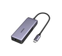 UGREEN Adaptador de Red USB-C Ethernet RJ45 5 Gigabit Convertidor LAN Thunderbolt C 3.2 Gen 2 LAN WOL MDI MDIX Aluminio Compatible con iPhone 17 Pro MAX Air Windows 11 Linux Kernel 5.17