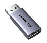 UGREEN Adaptador DisplayPort a HDMI Unidireccional 8K 60Hz 4K 240Hz Convertidor DP Macho a HDMI Hembra Carcasa de Aluminio Compatible con HP DELL PC Monitor TV Proyectores 1 Pieza