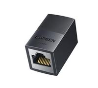 UGREEN Adaptador RJ45 10Gbps Conector de Extensión LAN Acoplador Compatible con PoE con Función de Protección para Gigabit Acoplamiento de Cable Ethernet Cat7/ Cat6/ Cat5e (Negro,1 Pieza)