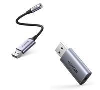 UGREEN Adaptador USB a Jack 3.5mm Tarjeta Sonido