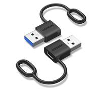 UGREEN Adaptador USB a Tipo C 3.1 10Gbps 2 Pack Convertidor USB Macho a USB C Hembra Portátil Compatible con iPhone 16 15 Pro Galaxy S25 S24 CarPlay iPad PC MacBook