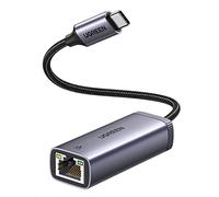 UGREEN Adaptador USB C a Ethernet, Adaptador de Red Tipo C Thunderbolt 3 a RJ45 Gigabit LAN Tarjeta de Red 1000 Mbps Compatible con MacBook Pro Air, iPad Pro Air, Surface Go, DELL XPS, Galaxy S21