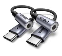 UGREEN Adaptador USB C a Jack 3.5 mm DAC Chip Type C Convertidor Auriculares Compatible con iPhone 16 Plus Pro MAX Galaxy S25 Ultra iPad Air MacBook 2024 Pixel 9 XL 2 Pack
