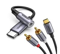 UGREEN Adaptador USB C a Jack 3.5mm y USB a 2 RCA