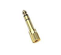 UGREEN Adaptateur Jack 6.35mm Mâle vers 3.5mm Femelle Adaptateur Jack 6.35 3.5 Connecteur Stéréo Plaqué Or Compatible avec Piano Guitare Électrique Amplificateur Synthétiseur Téléphone