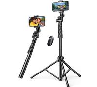 UGREEN Bluetooth Selfie Stick Trípode 3 en 1, Extensible 170cm para Teléfono con BT Control Remoto Compatible con iPhone 16/15/14/13/12/11 Pro/XS etc.