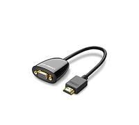 Ugreen® cable adaptador HDMI a VGA 1080P, conversor HDMI a VGA masculino a masculino/macho a macho para PC laptop (Blanco-A)