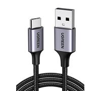 UGREEN - Cable de datos trenzado USB Type-C (25 cm), color negro