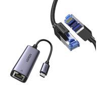 UGREEN Cable de Red Ethernet Cat 8 LAN 40Gbps 2000MHz Trenzado con Conector RJ45, Compatible con Steam Deck PS5 PS4 Xbox X/S PC TV Box Router Servidor NAS, 2 Metros