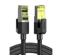 UGREEN Cable de Red Ethernet LAN 10 Gigabit, 600MHz Nylon Trenzado con Conector RJ45 Compatible con PS5 Xbox X/S PC Macbook, Cat 7/6/5, 5 Metros