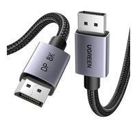 Cable DisplayPort 1.4 Ugreen DP120 8K de 3 m, color negro