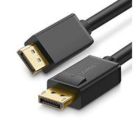 UGREEN Cable Displayport 144Hz, 4K Alta Velocidad Cable DP 1.2 Macho a Macho, Soporta 4K@60Hz, 2K@144Hz, 3D, Compatible con Tarjeta Gráfica para Juegos, GeForce GTX 960, HDTV, Proyector, Monitor, 1 M