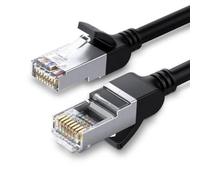 UGREEN Cable Ethernet de cobre puro Cat 6 U/UTP 0,5 m (negro)