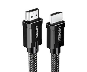 UGREEN Cable HDMI 2.1 8K@60Hz, Cable HDMI ARC/eARC 3D Dinámico HDR 10+, HDCP 2.3, Dolby Vision, VRR QMS QFT ALLM，48Gbps HDMI Cable 8K Compatible con PS4/PS5, Xbox, BLU-Ray, HDTV, Proyector, 2 Metro