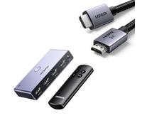 UGREEN Cable HDMI+Switch HDMI 3 Entradas 1 Salida