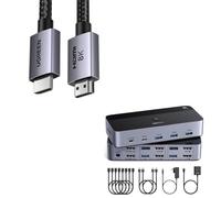 UGREEN Cable HDMI+Switch HDMI KVM 2 Entradas 2 Salida