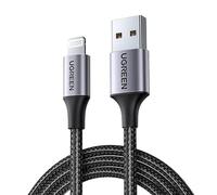 UGREEN Cable Lightning a USB-A 2,4 A US199, 1,5 m, color negro