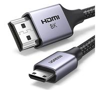 UGREEN Cable Mini HDMI 8K 60Hz Adaptador Bidireccional Hembra 4K 240Hz 3D Dolby Vision HDCP Compatible con Cámara HDTV Monitor, 1M