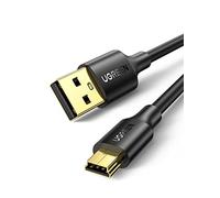 UGREEN Cable Mini USB 2.0 Type A a Tipo B Alta Velocidad de Datos Compatible con PS3 Disco Duro Externo Hero 4 Micrófono Blue Yeti Cámaras Digitales Reproductores de MP3 DVD (3M)