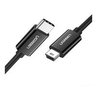 UGREEN Cable Mini USB tipo C, cable USB C a mini USB para cámara digital, reproductor MP3 y otros dispositivos Mini B USB (Negro)