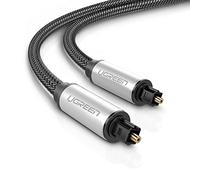 UGREEN - Cable óptico Toslink de fibra óptica, audio digital, 2 m, de nailon y aluminio, para PS3, PS4, SKY, SKY+, SkyHD, Xbox One, Blu-ray, CD, DVD, amplificadores AV