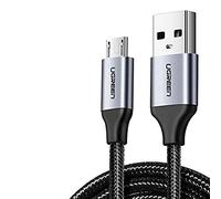 UGREEN Cable trenzado micro USB y USB-A de 1 m - Negro