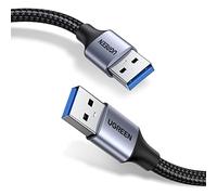 UGREEN Cable USB 3.0 a Tipo A Macho Conexión Alta Velocidad 5Gbps, 0.5M