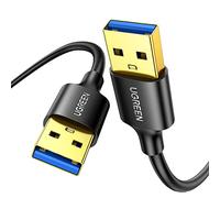 UGREEN Cable USB 3.0 Tipo A Macho 5 Gbps para Ordenador, Portátil, TV box, HDD, Disco Duro Externo, Base de Ventilación, Hub, Raspberry Pi, Torre PC (3 M)