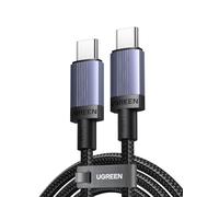 UGREEN Cable USB C 240W Carga Rápida PD 3.1, Type C Trenzado Nylon Carcasa de Aluminio, Compatible con MacBook Air, iPhone 17 Pro Max Air/16/15, Galaxy S26/S25, Pixel 10/9. 3M