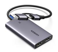 UGREEN Capturadora Vídeo HDMI 4K30Hz 1080P HD 60FPS Entrada USB A C Capture