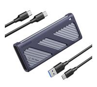 UGREEN Carcasa SSD M.2 NVMe de 40 Gbps con ventilador de refrigeración y cubierta anticaída, compatible con Thunderbolt 4/3 USB4/3.2/3.0/2.0 para M1 M2 Pro, soporta llaves M y B&M y SSD de tamaño 2230