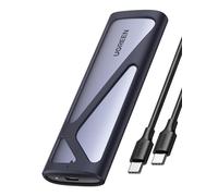 UGREEN - Carcasa SSD M.2 NVMe PCIe USB C 3.2 10Gbps Adaptador Unidad SSD NVMe Aluminio para 4TO MAX M y MB Key 2230 2242 2260 2280 soporta Windows Mac OS Linux, instalación Sencilla sin Herramientas