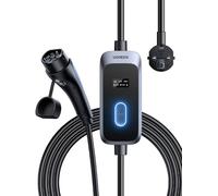 UGREEN Cargador Coche Electrico 3.68kW, Estación de Carga Doméstica, Cable de Carga de 16 A, Cargador para Vehículos Eléctricos con Pantalla, 5 Metros