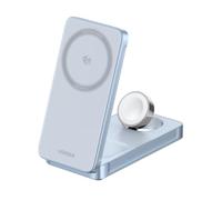 UGREEN Cargador inalámbrico Magflow plegable 3 en 1 de 25W, cargador de viaje Qi2 Magsafe para iPhone 17/16/15/14/13/12 AirPods y Apple Watch, almohadilla de carga ultra compacta de bolsillo