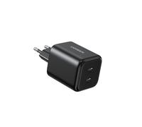 UGREEN Cargador USB-C GaN 45W 2x USB-C PD QC3.0 Negro
