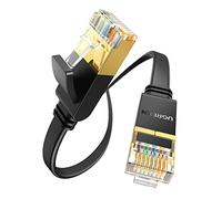 UGREEN Cable de Red Ethernet Network LAN 10000Mbit con Conector RJ45 10 Gigabit 600MHz FTP Plano para Steam Deck PS5 Xbox X/S PC Compatible con Cat 7/6/5e (2 Metros)