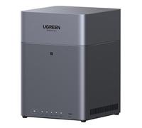 Ugreen DH4300 Plus, NAS, Mini Torre, 8 GB, LPPDDR4X, UGOS Pro, Gris Nuevo