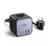 Ugreen DigiNest Pro 1 salidas AC Tipo C 1,8 m 4 3680 W Negro