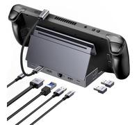UGREEN Docking Station USB C DP 4K 120Hz Compatible con Steam Deck OLED ROG Ally X Legion Go Switch Dock USB C Gigabit Ethernet Adaptador Puertos Datos 10Gbps PD 100W SD TF Lector de Tarjetas