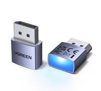UGREEN DP Dummy Plug 4K 60Hz 1080P Emulador de Pantalla 2 Pack | Headless Ghost EDID HDCP Compatible con PC Portátil Monitor Streaming Juegos Trabajo Remoto Windows Linux