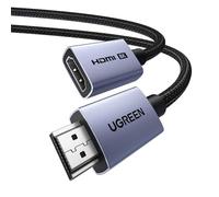 UGREEN Extensor HDMI 2.1 8K 60Hz 4K 240 120Hz Cable de extensión HDMI Macho Hembra 48Gbps Alta Velocidad Aluminio HDR eARC Dolby Atmos HDCP 2.3 Compatible con PS5 4 Xbox HDTV PC Monitor (1M)