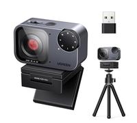 UGREEN FineCam Pro 4K Webcam 30FPS Ultra HD 1/2" Sensor Control Gestos con IA Visor Automático 7 Filtros 2 Micrófonos PDAF Enfoque Automático Windows macOS Linux Streaming Teams Youtube Skype Zoom