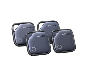 UGREEN FineTrack Smart Finder Localizador Bluetooth SmartTag Tracker Soporte iOS Rastreador para Llaves Equipaje Cartera Bicicleta Mochila Bolso, 2 Años de Batería(4 Piezas)