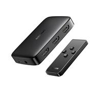 UGREEN HDMI Switch 3 Entradas a 1 Salida, Conmutador 3D 4K@30Hz, Ladron con Mando a Distancia Compatible con PS4 PS5 Xbox Chromecast DVD BLU-Ray Satélite PC TV Stick Box