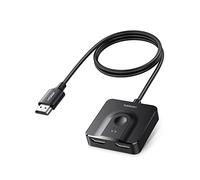 UGREEN HDMI Switch 4K 60Hz 2 Entradas 1 Salida con 1M Cable Bidireccional Splitter 1 In 2 out Soporte HDR 3D HDCP2.2 Compatible con TV PC PS5 PS4 Xbox One BLU-Ray HDTV